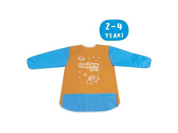 Carioca Apron Waterproof 2-4 y/o, Barn, Blå, Orange, 2 År, 4 År, Pojke/flicka, Kardborreband