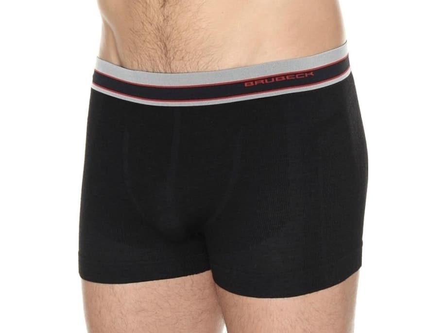 Brubeck Merino Active Wool Boxer Shorts black size L