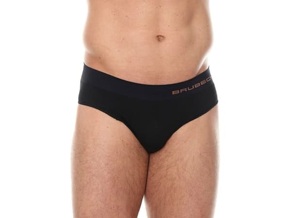 Brubeck Men's Briefs with a bicycle insert, black size L (BE10150)