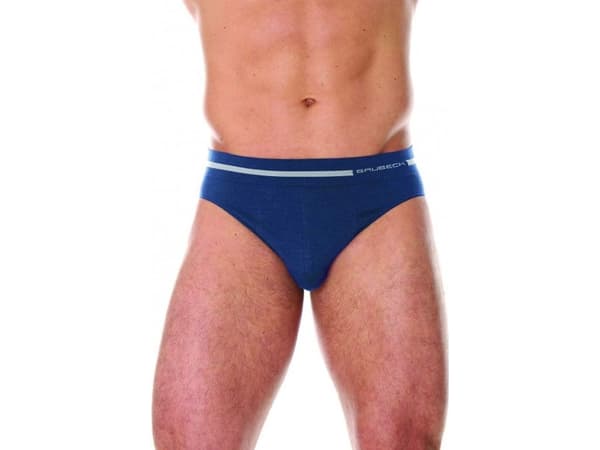 Brubeck Slipy męskie COMFORT WOOL BE10050 ciemny jeans r. S