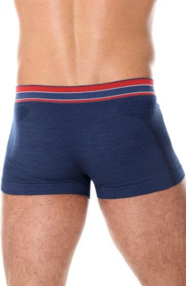 Brubeck Active Wool Men's Boxer Shorts navy blue size M (BX10870)