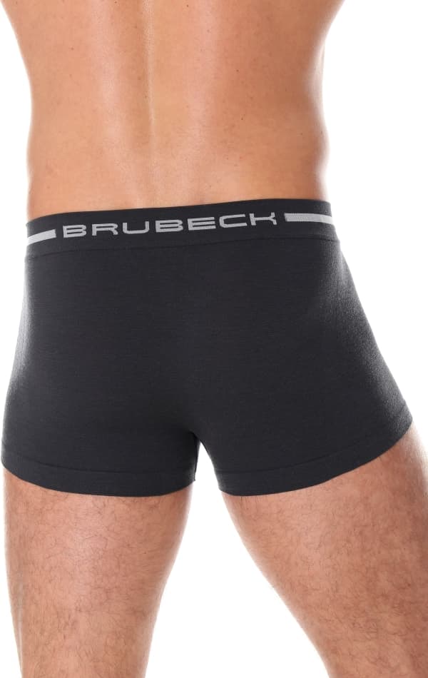 Brubeck BX10430 Men's boxer shorts COMFORT WOOL graphite XL