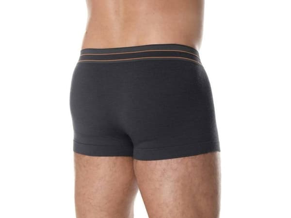 Brubeck BX10870 Men's boxer shorts ACTIVE WOOL graphite XXL