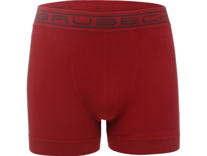 Brubeck BX00501A Classic men's boxer shorts COMFORT COTTON dark red M