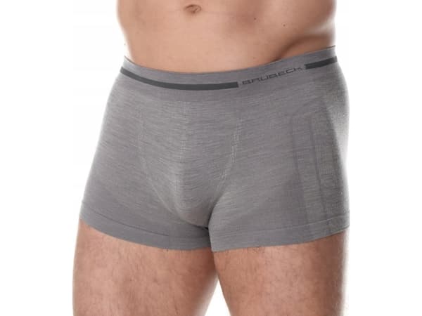 Brubeck BX10430 Men's boxer shorts COMFORT WOOL dark gray XL