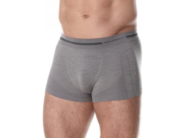 Brubeck BX10430 Men's boxer shorts COMFORT WOOL dark gray L