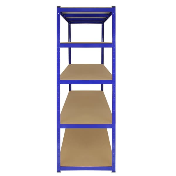 T-Rax Opbevaringshylder 10 x Ekstra Brede 180 cm x 160 cm x 60 cm x 60 cm - Blå
