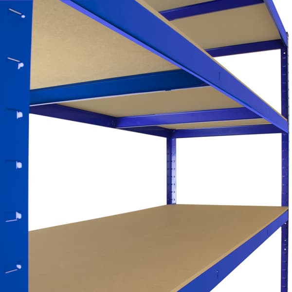 T-Rax Opbevaringshylder 10 x Ekstra Brede 180 cm x 160 cm x 60 cm x 60 cm - Blå