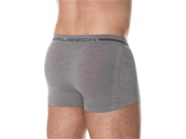 Brubeck BX10430 Men's boxer shorts COMFORT WOOL dark gray S