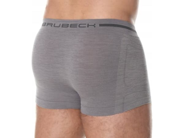 Brubeck BX10430 Men's boxer shorts COMFORT WOOL dark gray S