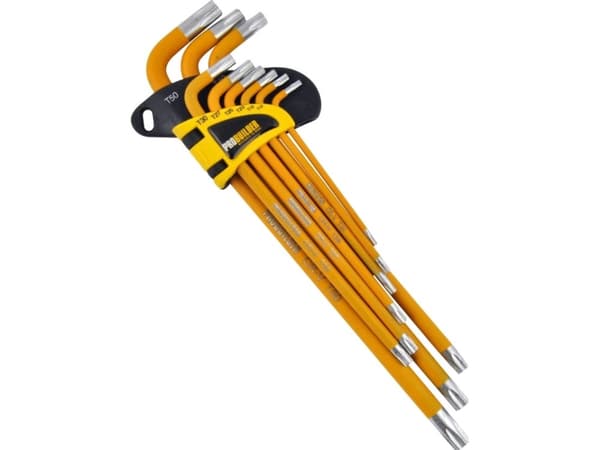 PROBUILDER - TORX-AVAINSARJA 9KPL W/EXTRA PITKÄ KAHVA