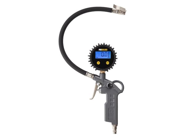 PROBUILDER - TRYKLUFT PUMPEPISTOL M/DIGITAL MANOMETER