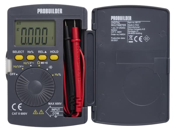 PROBUILDER - MULTIMETER DIGITAL