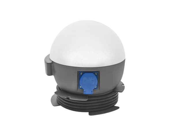Lena Future Ball 20W LED arbejdslampe - DK-stik -2xstrømudtag med jord - lm: 2400 - 1825649
