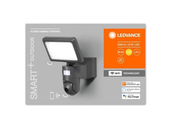 LEDVANCE SMART+ - Vegglampe - LED - 23 W - klasse D - varmt hvitt lys - 3000 K - mørk grå