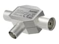 Miniatyrbild 1 av 5: Hama Essential Line - Antennsplitter - skärmad - silver