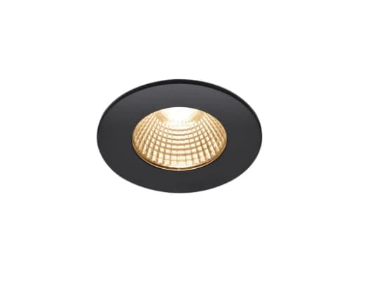 SLV PATTA-I, Innsunket spotlight, 1 ampuller, LED, 7,3 W, 440 lm, Sort