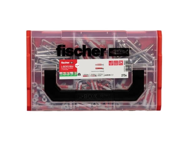 Fischer 561472 FIXtainer DuoPower / DuoSeal + S Sortimentsboks til dyvler 210 Teile