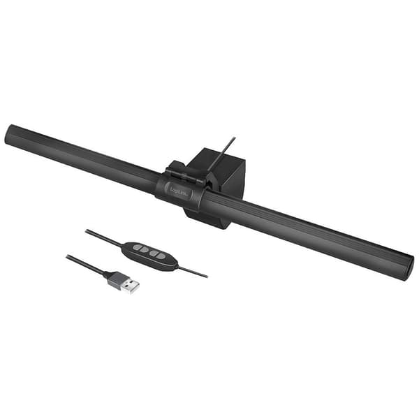 LogiLink LED-ljuslist UA0372 USB-LED-arbetslampa, E-Learning, 3 färgtemperaturer & dimmer