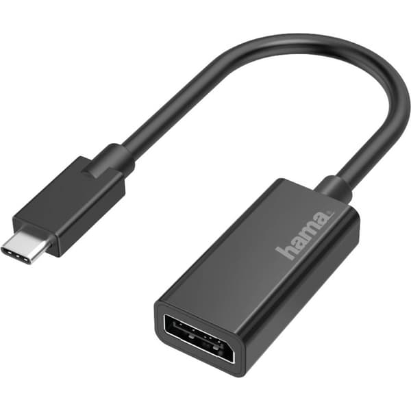 Hama USB 2.0 Adapter [1x DisplayPort hona - 1x USB-C® hane]