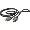 Miniatyrbild 3 av 4: Hama HDMI Anslutningskabel HDMI-A-kontakt, HDMI-A-kontakt 2.00 m Grå, Svart 00200504 8K UHD HDMI-kabel
