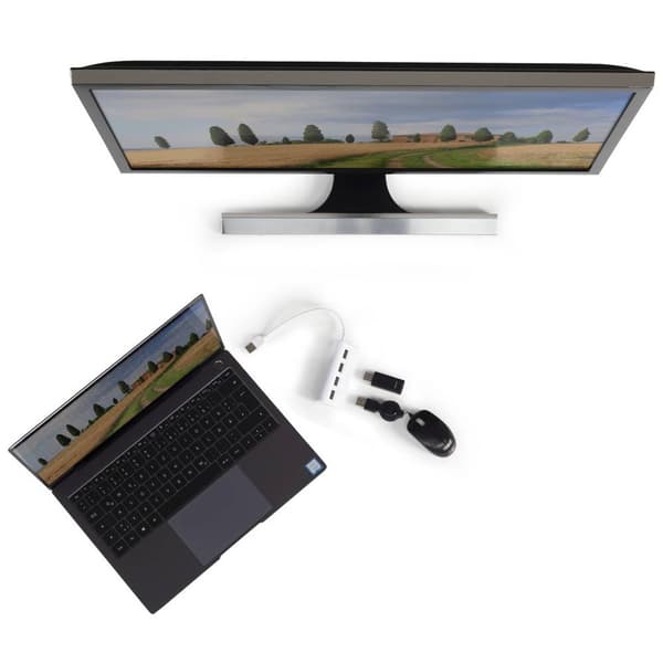 Hama 4 Port USB 2.0-Hub Vit