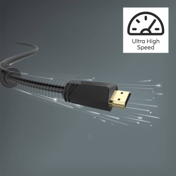 Hama HDMI Anslutningskabel HDMI-A-kontakt, HDMI-A-kontakt 10.00 m Svart 00205009 4K UHD HDMI-kabel