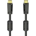 Miniatyrbild 1 av 4: Hama HDMI Anslutningskabel HDMI-A-kontakt, HDMI-A-kontakt 10.00 m Svart 00205009 4K UHD HDMI-kabel