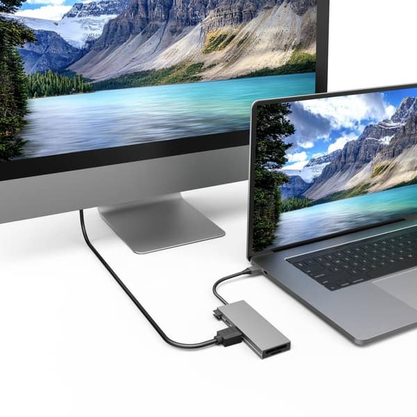 Hama 6 Port USB-C® (USB 3.1) Multiport Hubb Grå