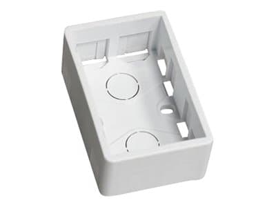 Lanview - Bakstycke - 1½ module - väggmontering - vit