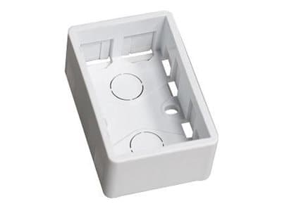 Lanview - Bakstycke - 1½ module - väggmontering - vit