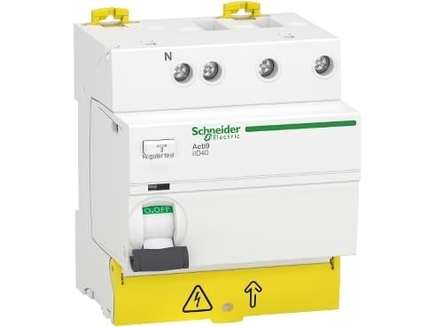 RCD iID40 3-napainen + nolla 40A 30mA luokka A