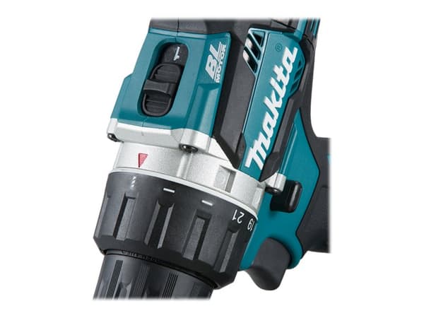 Makita DDF484ZJ, Akkuruuvinväännin, Pistoolikahva, 1/2", Musta, Sininen, Ripustinkoukku, 2000 RPM - SOLO