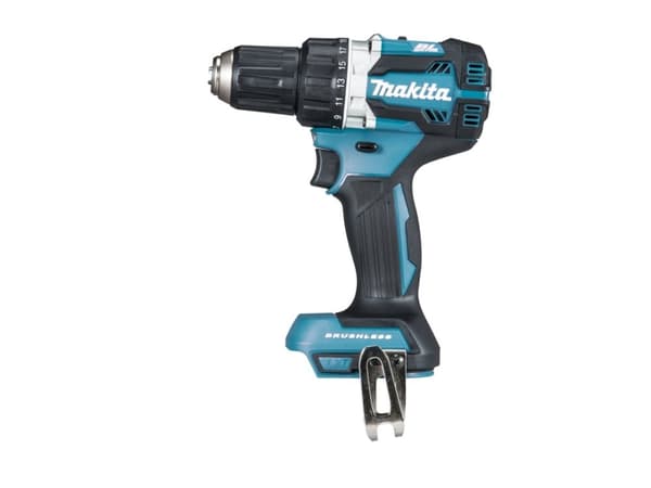 Makita DDF484ZJ, Akkuruuvinväännin, Pistoolikahva, 1/2", Musta, Sininen, Ripustinkoukku, 2000 RPM - SOLO