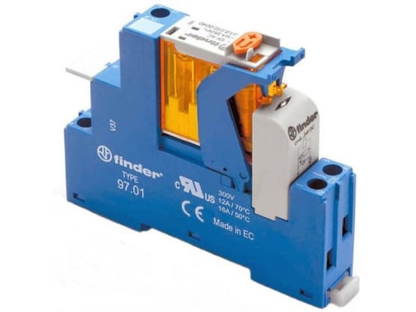 Finder 4C.01.8.110.0060 Koblingsrelæ 110 V/AC 16 A 1 x skiftekontakt 10 stk