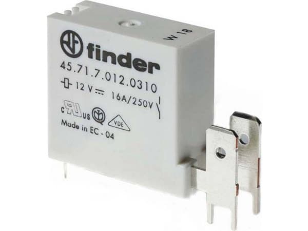 Finder 45.71.7.006.0310 PCB-rele 6 V/DC 16 A 1 x rajakytkin 50 kpl