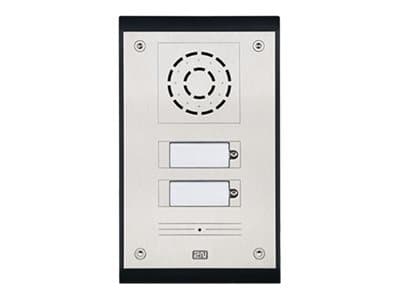 2N IP Uni - 2 buttons - IP-intercomstasjon - kablet - 10/100 Ethernet