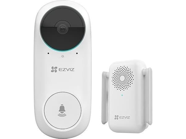 EZVIZ DB2C kit, Valkoinen, 65 dB, Koti, 1 kpl, 1 kpl, 100°
