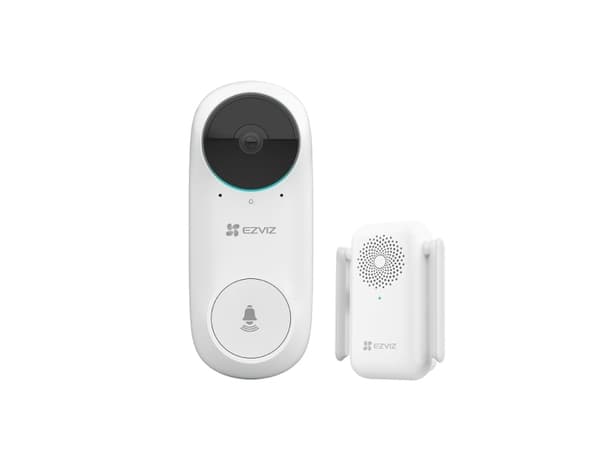 EZVIZ DB2C kit, Valkoinen, 65 dB, Koti, 1 kpl, 1 kpl, 100°