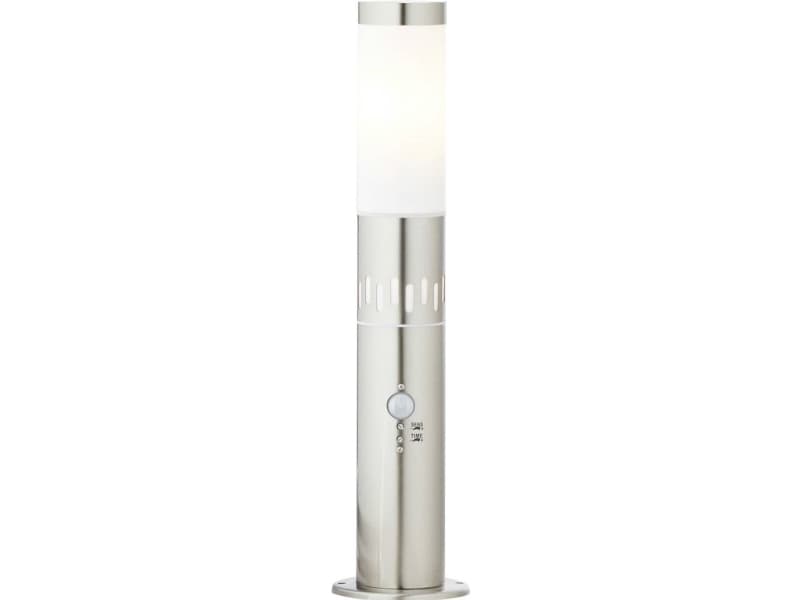 Brilliant 96412/82 Leigh Golvlampa utomhus med rörelsesensor E27 Rostfritt stål