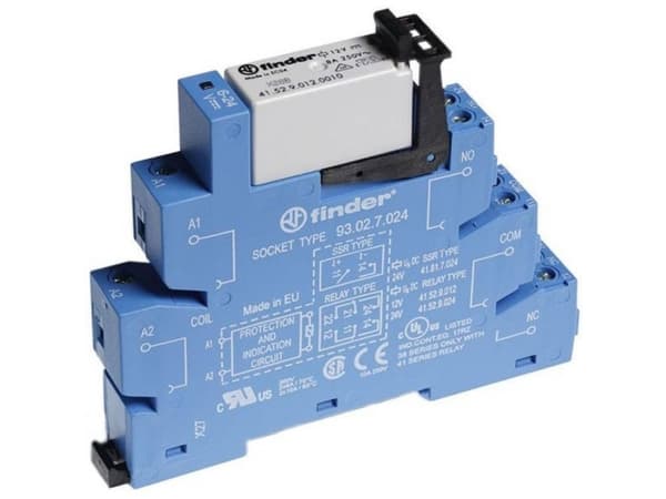 Finder 38.52.0.125.0060 Koblingsrelæ 125 V DC/AC 8 A 2 x omskifter 1 stk