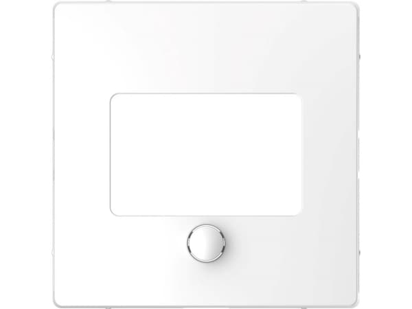 Merten MEG5775-6035, Hvit, Termoplast, Skrueløs, Blank, 1 stykker