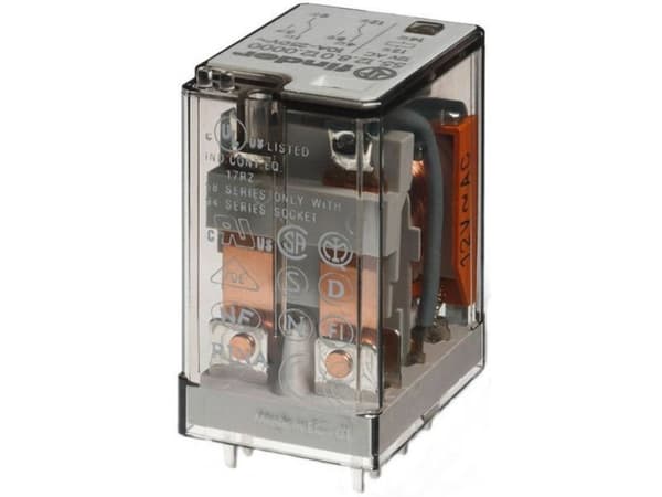 Finder 55.12.9.012.0000 Print relä 12 V/DC 10 A 2 x omkopplare 10 st