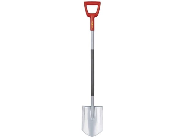 WOLF-Garten ASP-D, Spade, Stål, Rød, Rustfritt stål, D-formet, 123 cm