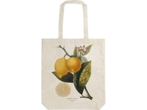 Skona Ting Puuvilla laukku STBAG25 Lemon Shopper laukku ostoskassi