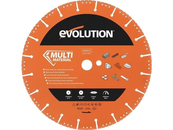 Evolution segmenterad diamantrondell MD300SEG-CS 300 mm för kapning av flera material