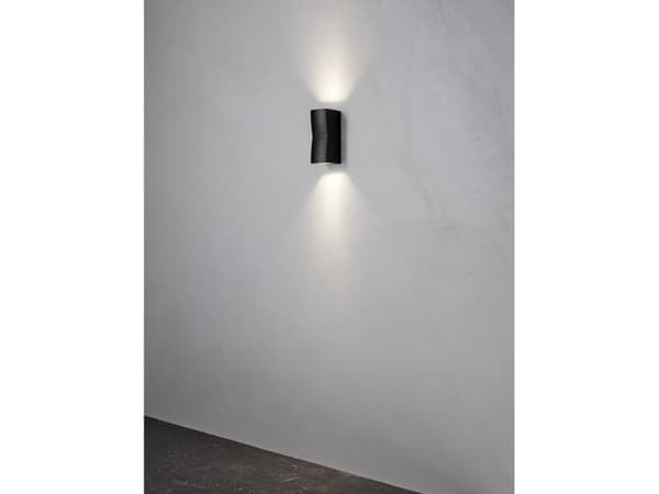 ASK VÆGLAMPE SORT UP/DOWNLIGHT