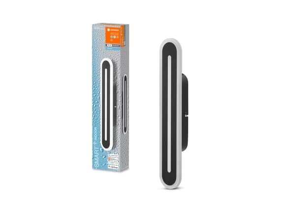 LEDVANCE SMART+ Orbis, Smart väggbelysning, Wi-Fi, Svart, Stål, 3000 K, 6500 K, 17 W