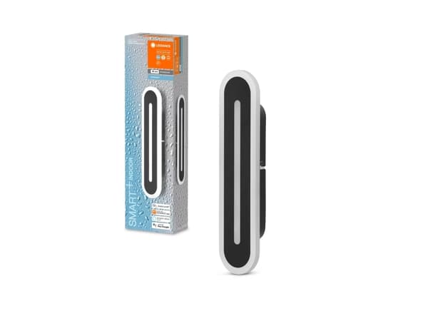 LEDVANCE SMART+ Orbis, intelligent vegglampe, svart, Wi-Fi, 3000 K, 6500 K, 100 mm