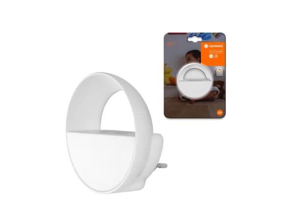 LEDVANCE 941797830, Pluggbart nattlys, Hvit, Plast, Polykarbonat (PC), Varm hvit, Barnerom, IP20